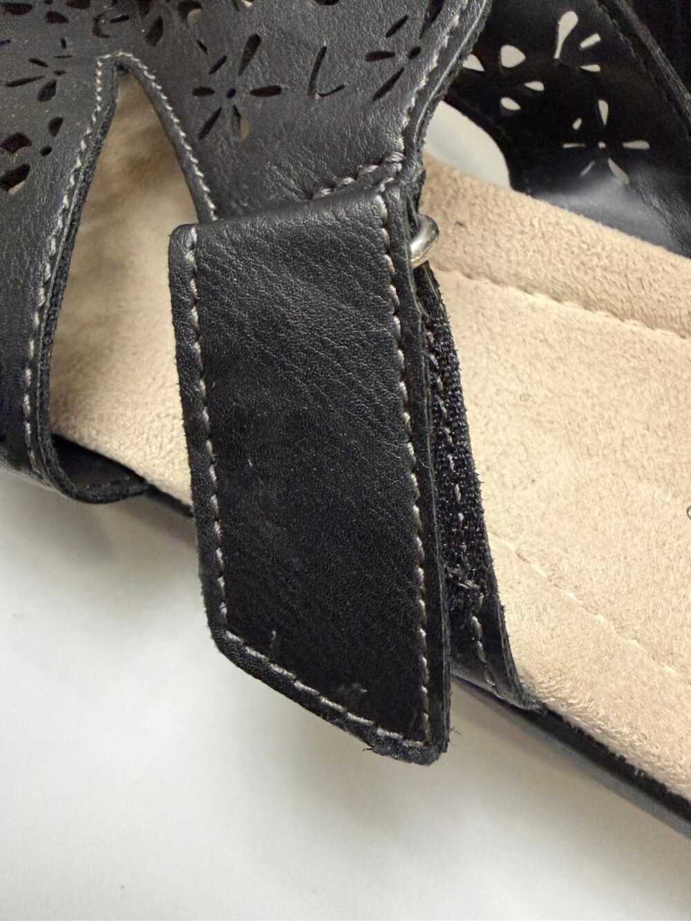 Croft & Barrow Women’s Cushioned 2” Heel Sandals – Black/Tan | Size 10M | NWT - Picture 4 of 13